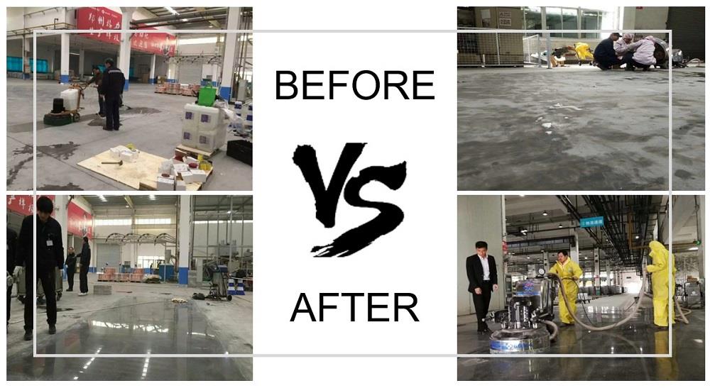 shining flat concrete polishing system